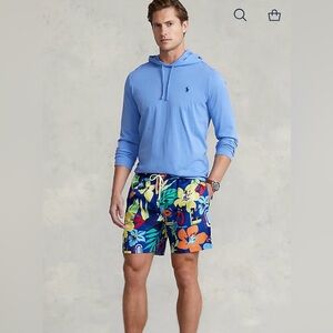 Polo Ralph Lauren 5.75-Inch Traveler Classic Swim Trunk Sz S